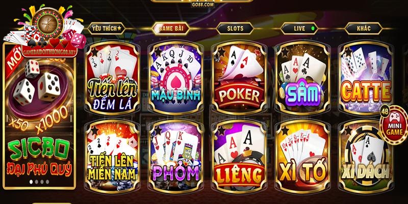 Game bài là sảnh chơi được cổng game đầu tư mạnh về chất lượng