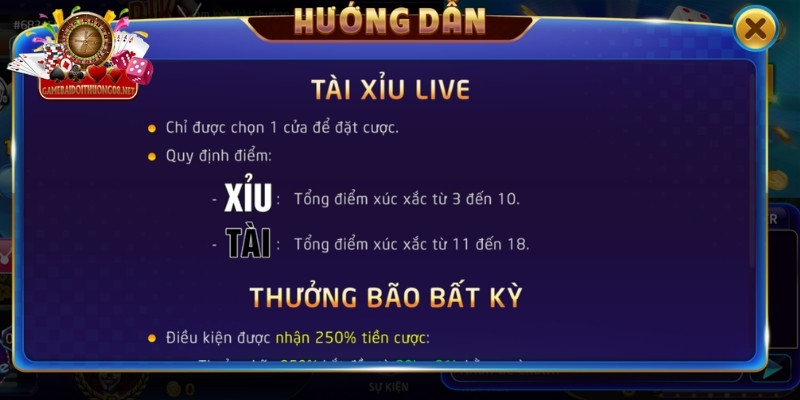 Cách chơi tài xỉu tại Cổng game Tài xỉu chi tiết và nhanh nhất