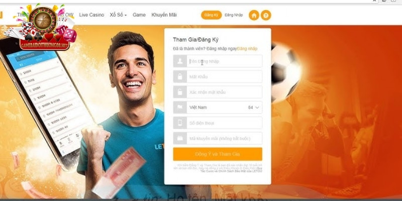 Cách tham gia Letou chỉ 3 bước đơn giản