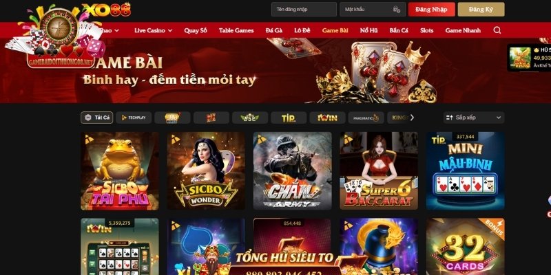 Điểm danh sản phẩm ăn khách tại nhà cái xanh chín