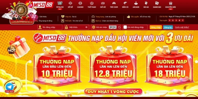 Giới thiệu các chuyên mục đổi thưởng ăn khách tại Miso88
