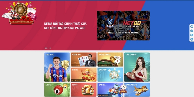 Top game hot hút khách tại Net88