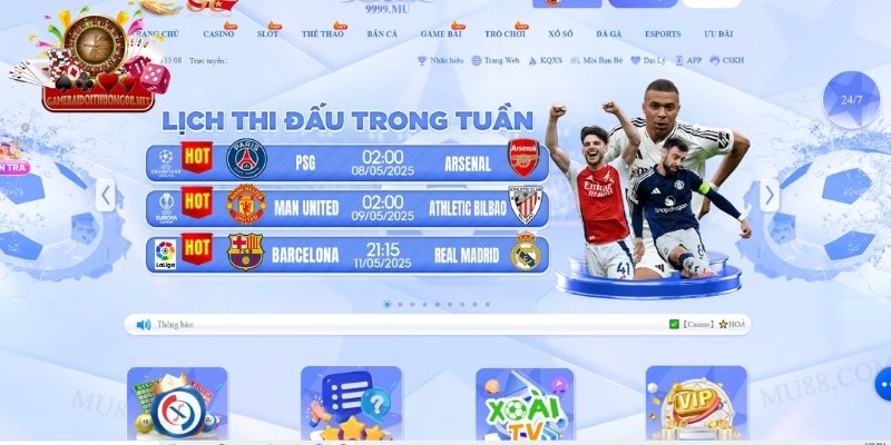 Hé lộ những chuyên mục đổi thưởng ăn khách tại MU88
