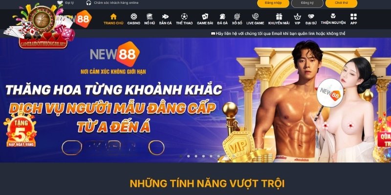 Các sản phẩm giải trí hot nhất của New88