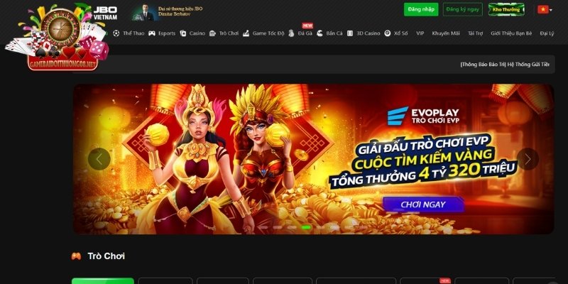 Thông tin cơ bản về nhà cái JBO