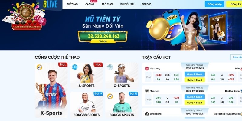 Tổng quan nhà cái 8Live