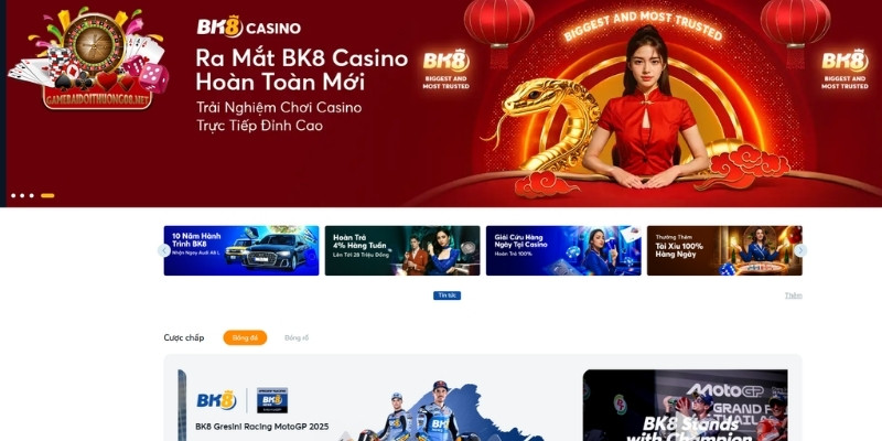 Điểm hấp dẫn của nhà cái BK8