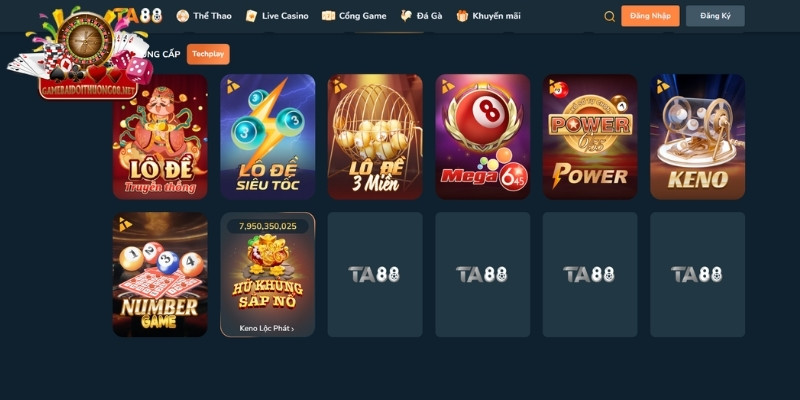 Chuyên mục xổ số TA88